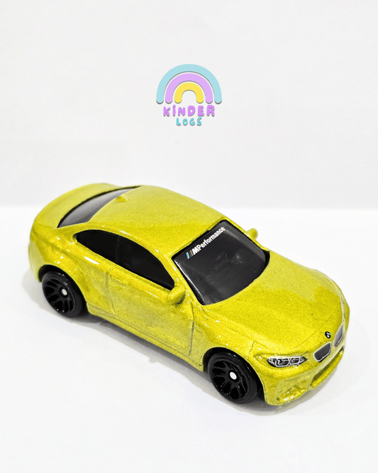 Hot Wheels 2016 BMW M2 - Lemon Green (Uncarded) - Kinder Logs