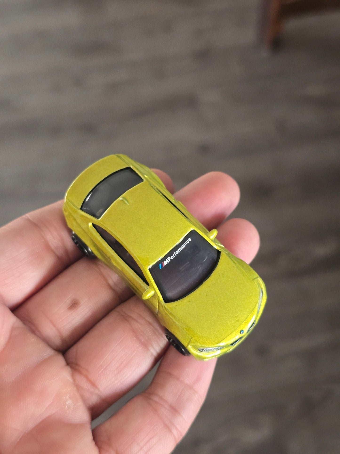 Hot Wheels 2016 BMW M2 - Lemon Green (Uncarded - New) - Kinder Logs