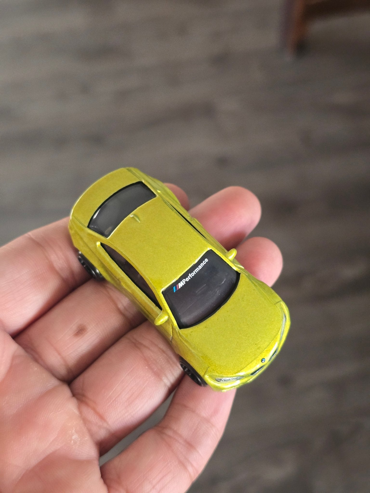 Hot Wheels 2016 BMW M2 - Lemon Green (Uncarded - New) - Kinder Logs