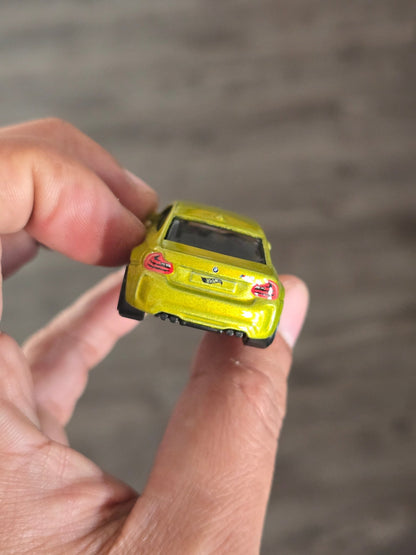 Hot Wheels 2016 BMW M2 - Lemon Green (Uncarded - New) - Kinder Logs