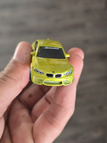 Hot Wheels 2016 BMW M2 - Lemon Green (Uncarded - New) - Kinder Logs