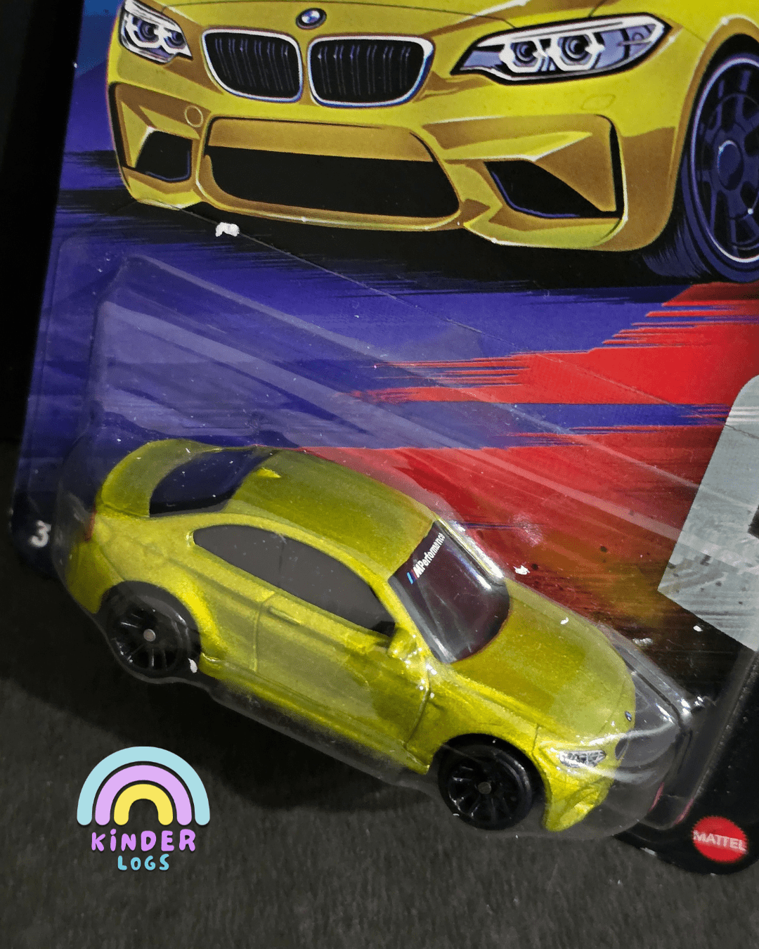 Hot Wheels 2016 BMW M2 - Silver Series (Imported) - Kinder Logs