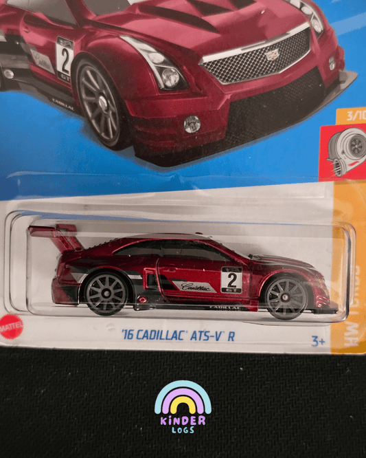 Hot Wheels 2016 Cadillac ATS - V R (Imported) - Kinder Logs