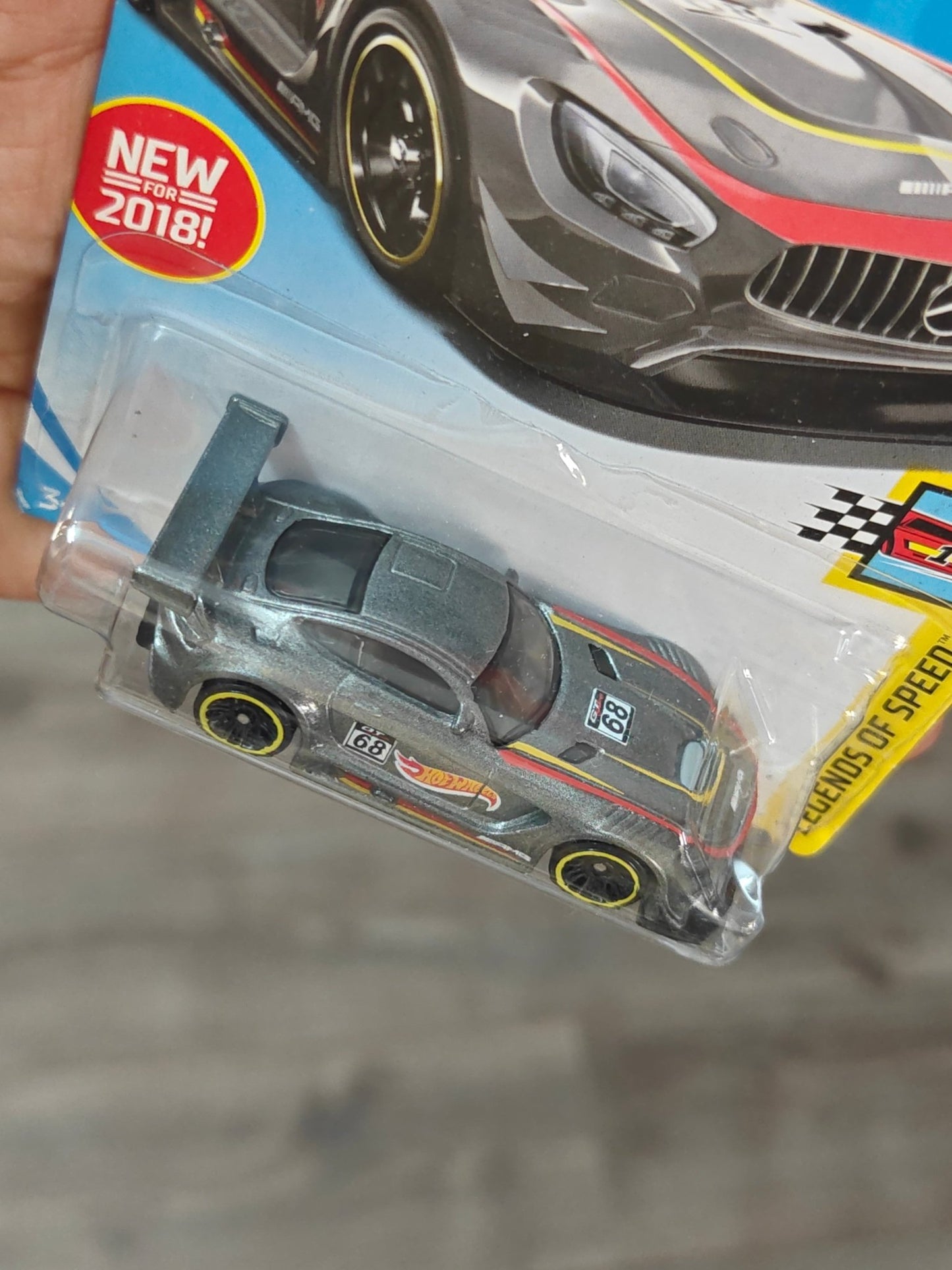 Hot Wheels 2016 Mercedes-AMG GT3 - Project Cars 2 (Imported) - Kinder Logs