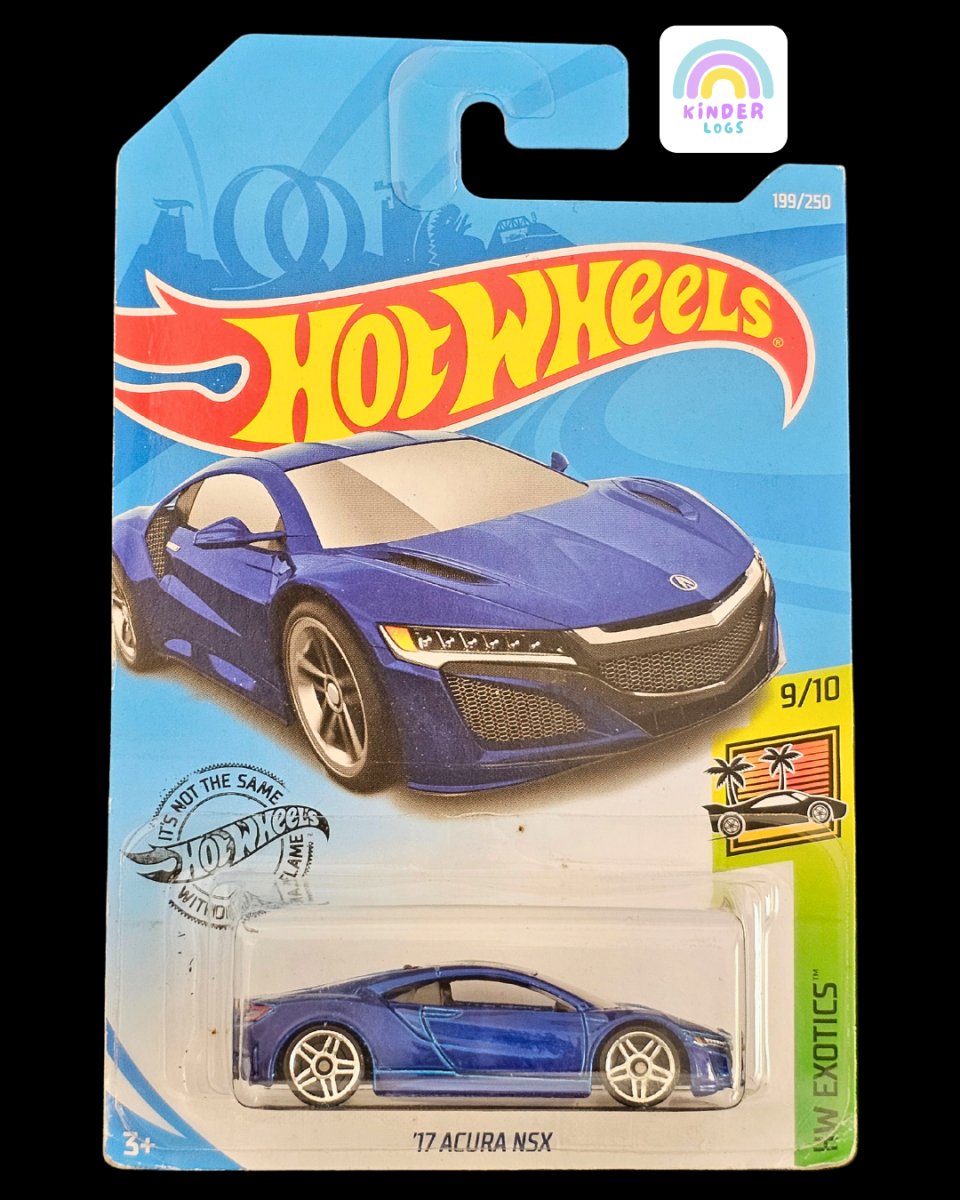 Hot Wheels 2017 Acura NSX - HW Exotics - Kinder Logs
