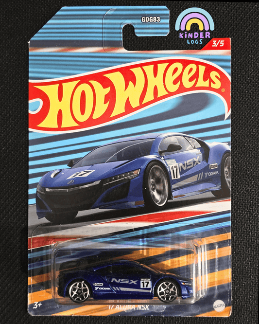 Hot Wheels 2017 Acura NSX - Racing Circuit (Imported) - Kinder Logs