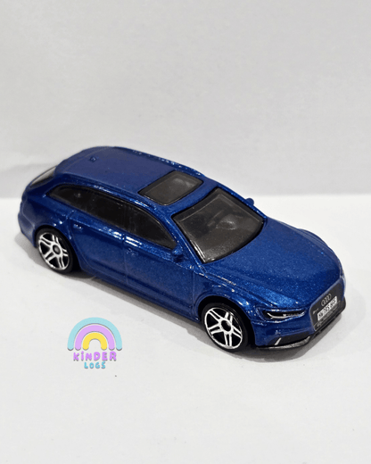 Hot Wheels 2017 Audi RS6 Avant - Blue (Uncarded) - Kinder Logs