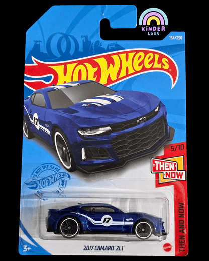 Hot Wheels 2017 Chevrolet Camaro ZL1 - Blue (Imported) - Kinder Logs