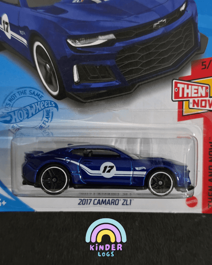 Hot Wheels 2017 Chevrolet Camaro ZL1 - Blue (Imported) - Kinder Logs