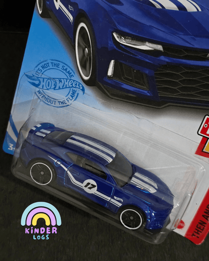 Hot Wheels 2017 Chevrolet Camaro ZL1 - Blue (Imported) - Kinder Logs