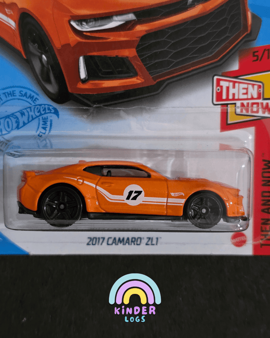 Hot Wheels 2017 Chevrolet Camaro ZL1 - Orange (Imported) - Kinder Logs
