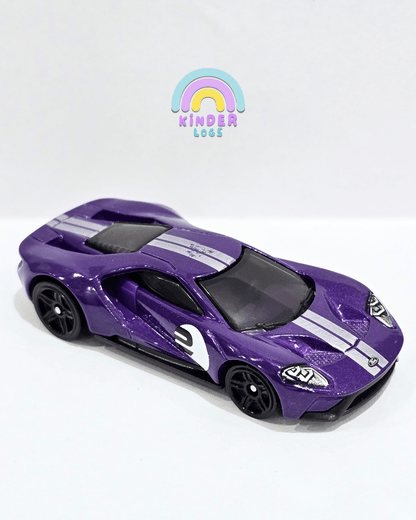 Hot Wheels 2017 Ford GT - Purple (Uncarded) - Kinder Logs