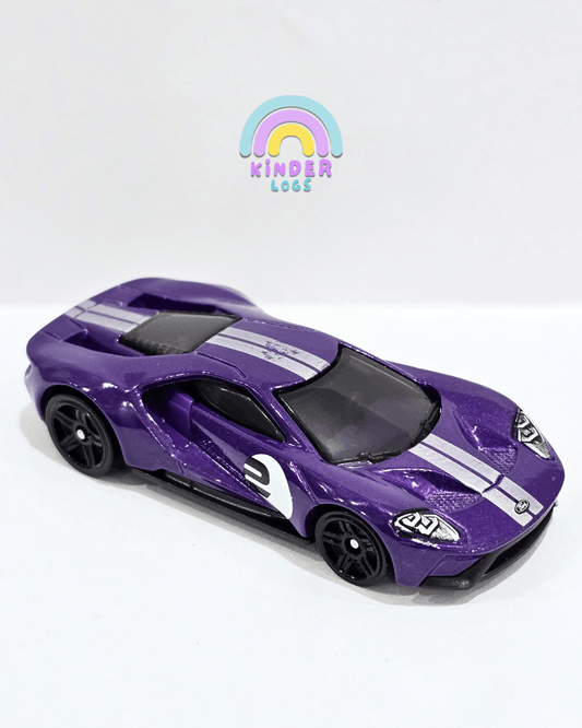 Hot Wheels 2017 Ford GT - Purple (Uncarded) - Kinder Logs