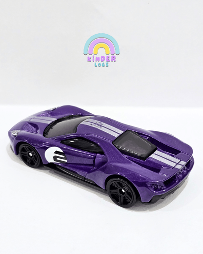 Hot Wheels 2017 Ford GT - Purple (Uncarded) - Kinder Logs