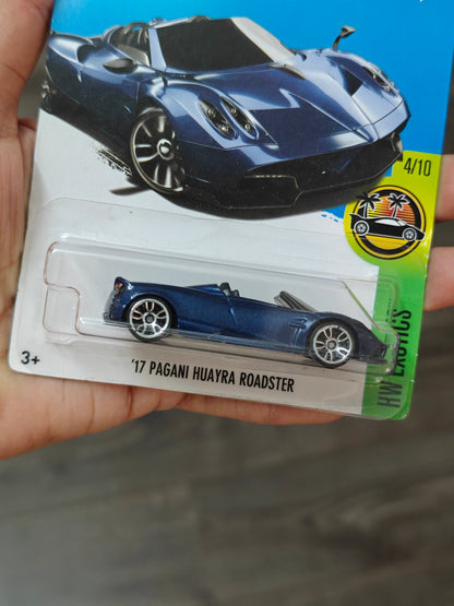 Hot Wheels 2017 Pagani Huayra Roadster -Dark Blue (Imported) - Kinder Logs