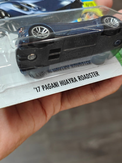 Hot Wheels 2017 Pagani Huayra Roadster -Dark Blue (Imported) - Kinder Logs