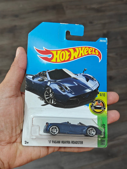Hot Wheels 2017 Pagani Huayra Roadster -Dark Blue (Imported) - Kinder Logs