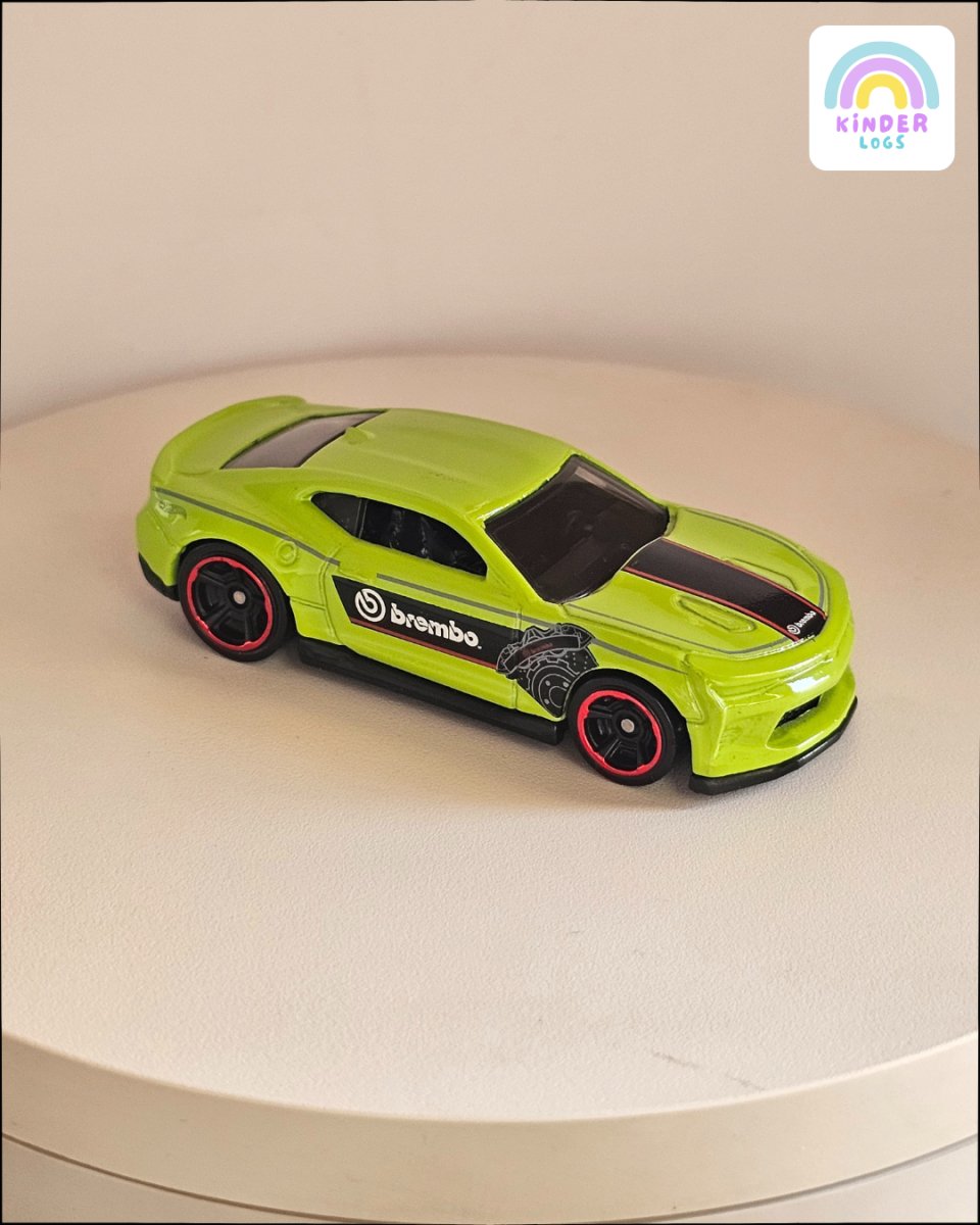Hot Wheels 2018 Chevrolet Camaro SS Brembo Edition (Uncarded) - Kinder Logs