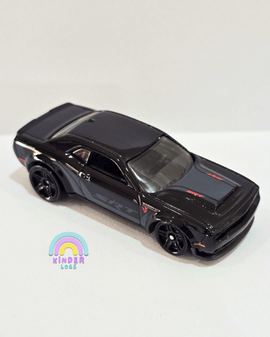 Hot Wheels 2018 Dodge Challenger SRT Demon (Uncarded) - Kinder Logs