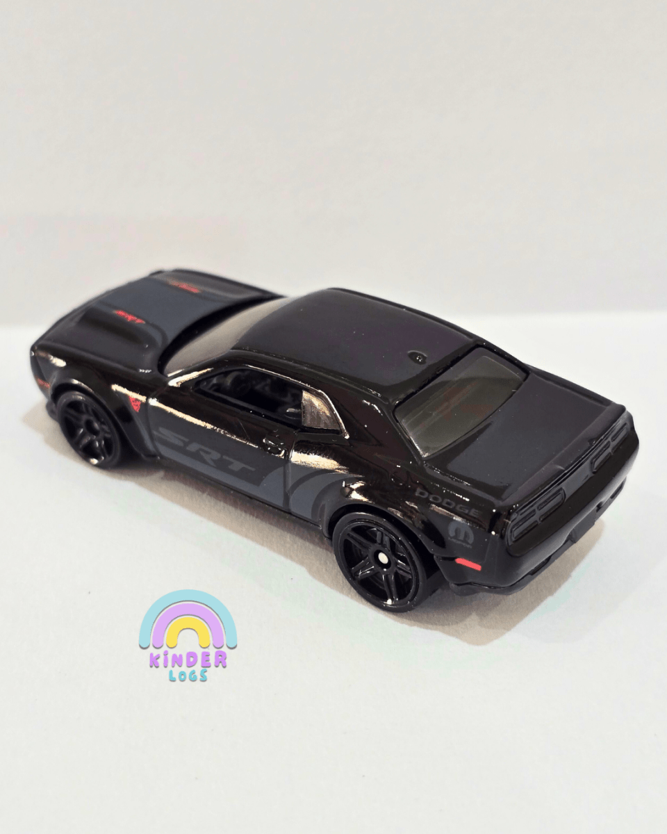 Hot Wheels 2018 Dodge Challenger SRT Demon (Uncarded) - Kinder Logs