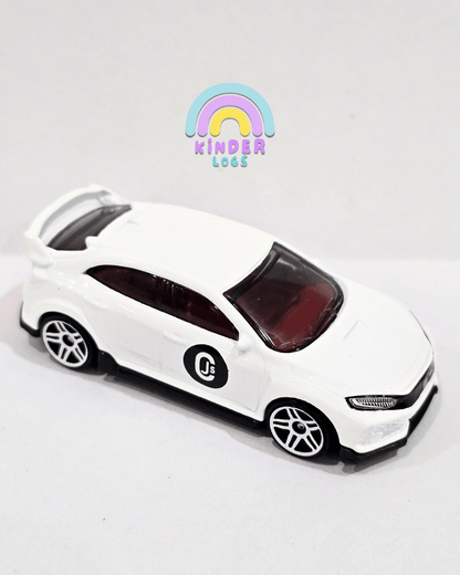 Hot Wheels 2018 Honda Civic Type R - White (Uncarded - New) - Kinder Logs