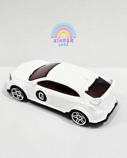 Hot Wheels 2018 Honda Civic Type R - White (Uncarded - New) - Kinder Logs
