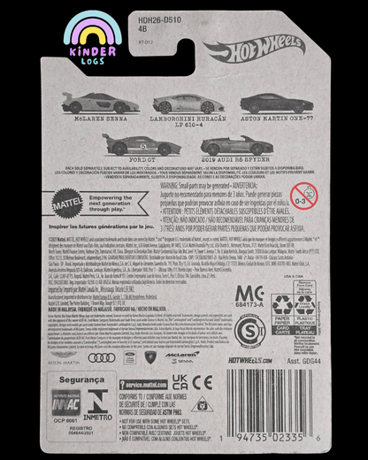 Hot Wheels 2019 Audi R8 Spyder - Silver (Imported) - Kinder Logs