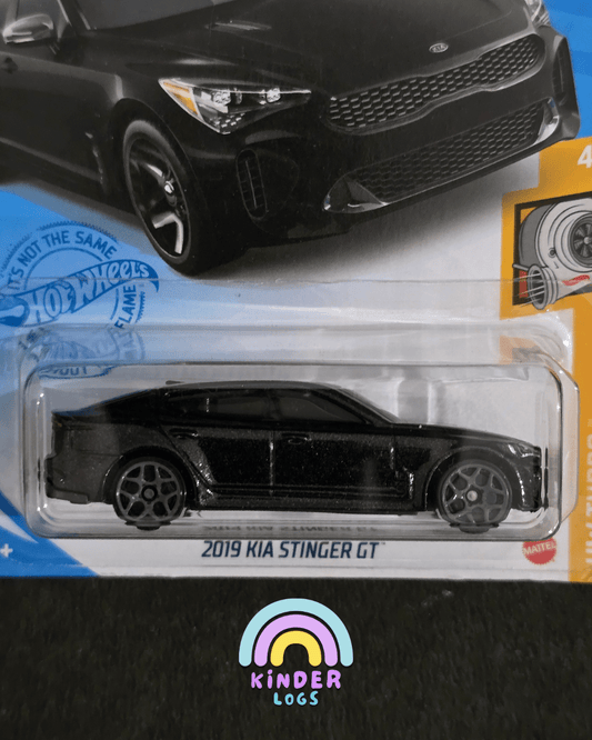 Hot Wheels 2019 Kia Stinger GT - Black (Imported) - Kinder Logs