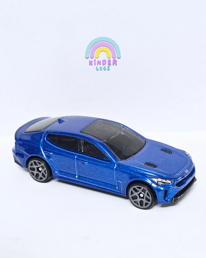 Hot Wheels 2019 Kia Stinger GT - Blue (Uncarded) - Kinder Logs