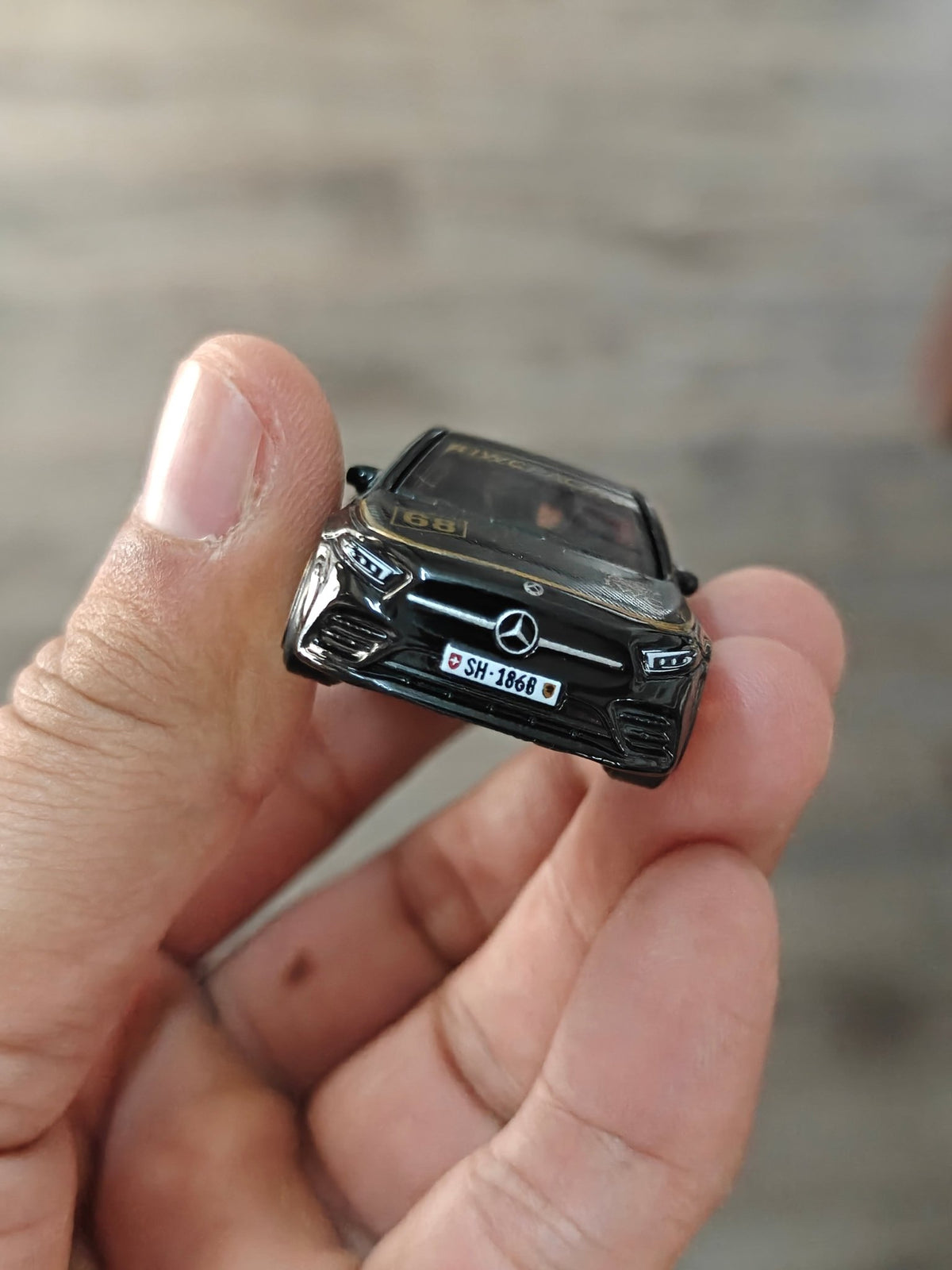 Hot Wheels 2019 Mercedes-Benz A-Class - Black (Uncarded - New) - Kinder Logs