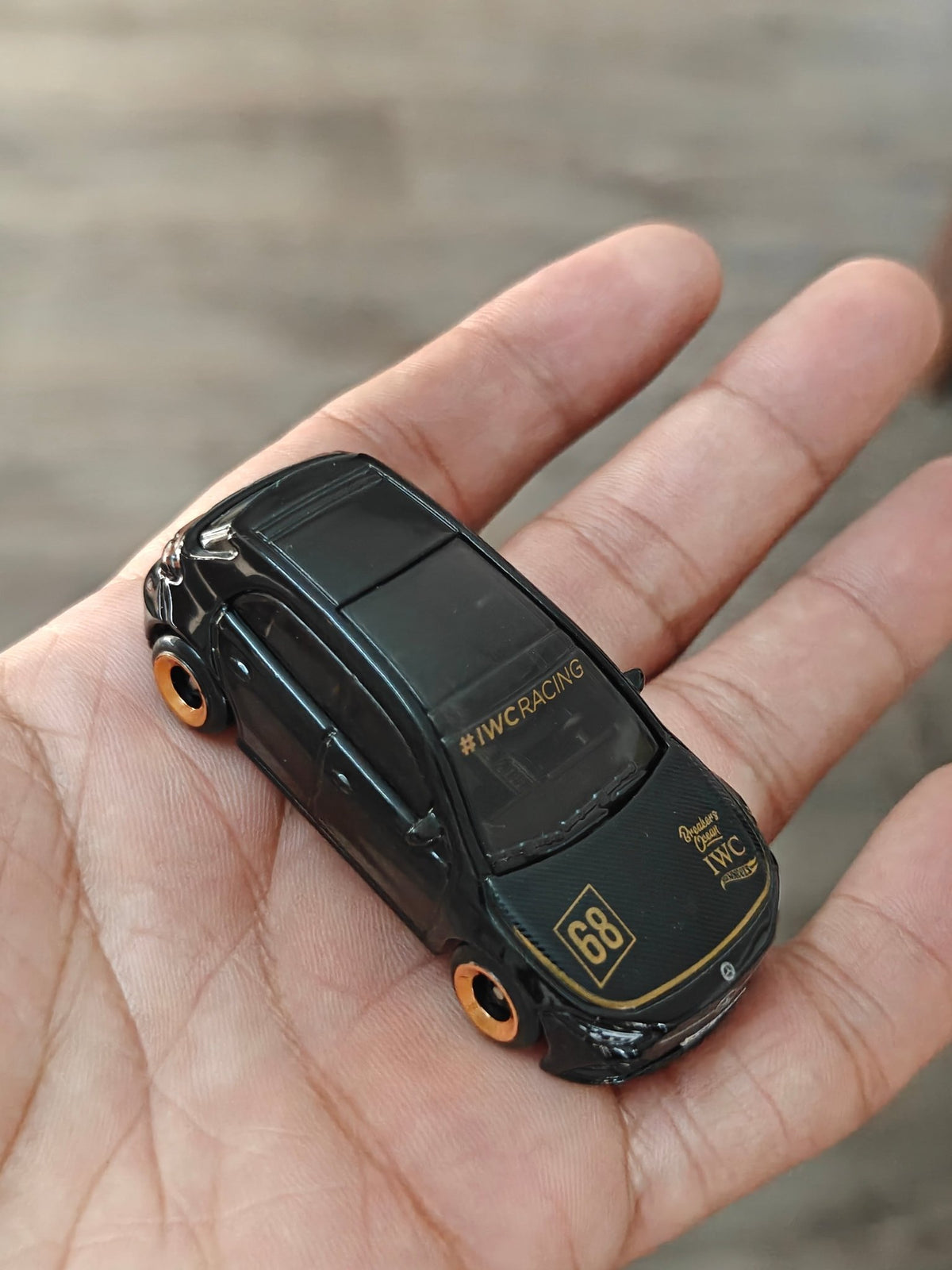 Hot Wheels 2019 Mercedes-Benz A-Class - Black (Uncarded - New) - Kinder Logs