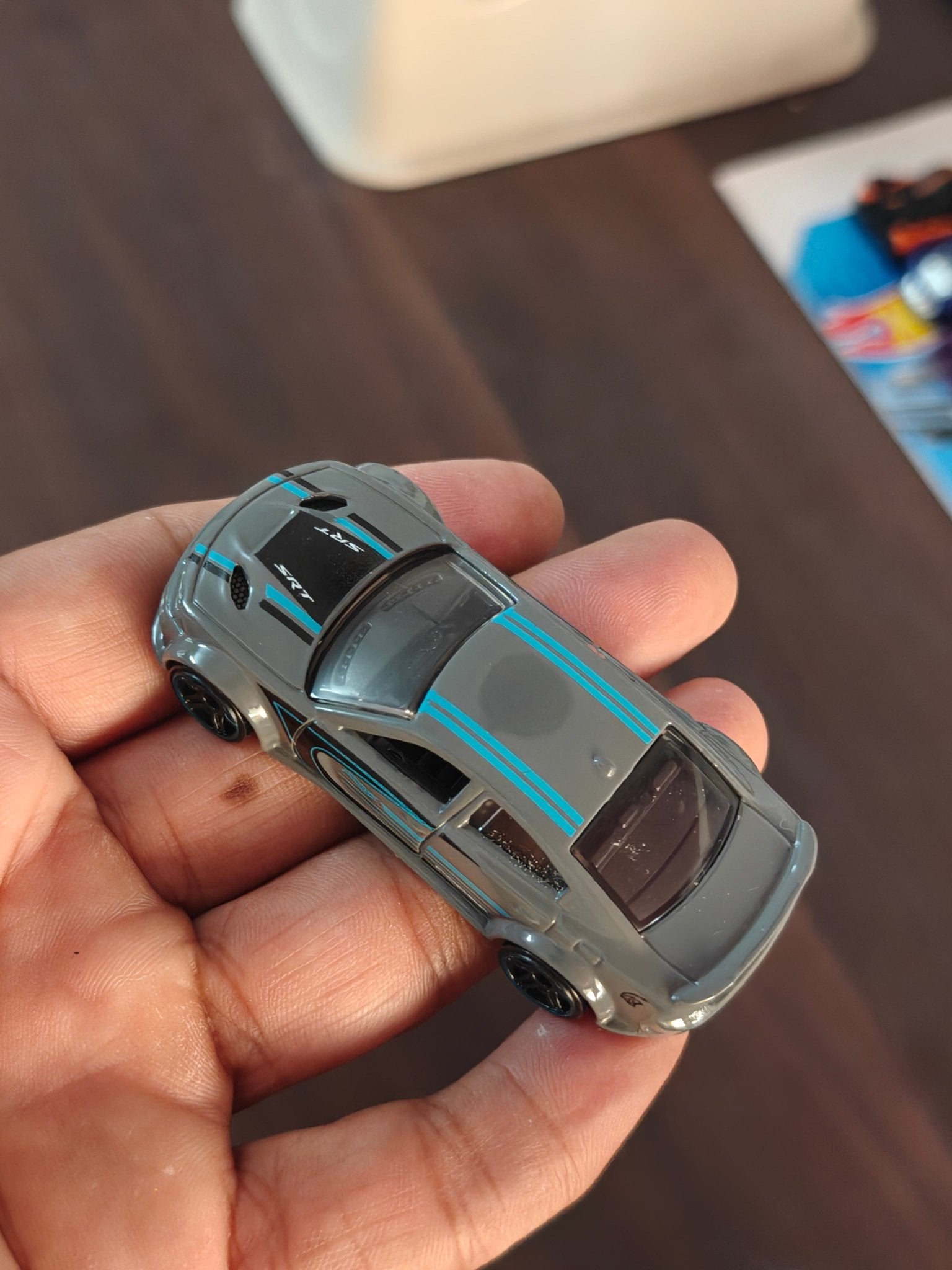 Hot Wheels 2020 Dodge Charger Hellcat - Grey (Uncarded - New) - Kinder Logs