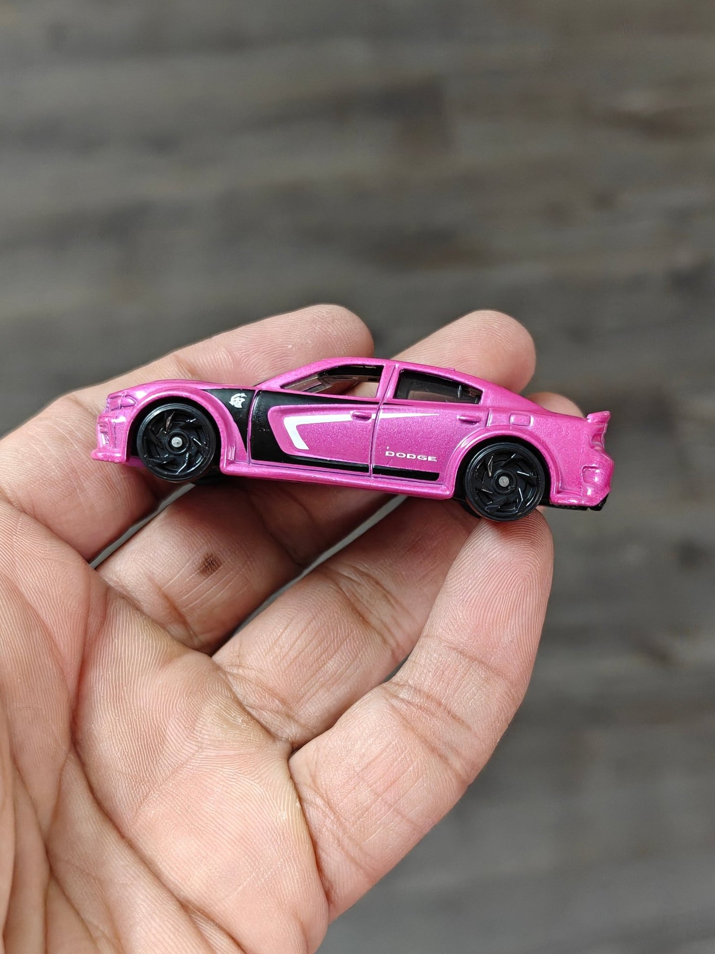 Hot Wheels 2020 Dodge Charger Hellcat - Pink (Uncarded - New) - Kinder Logs