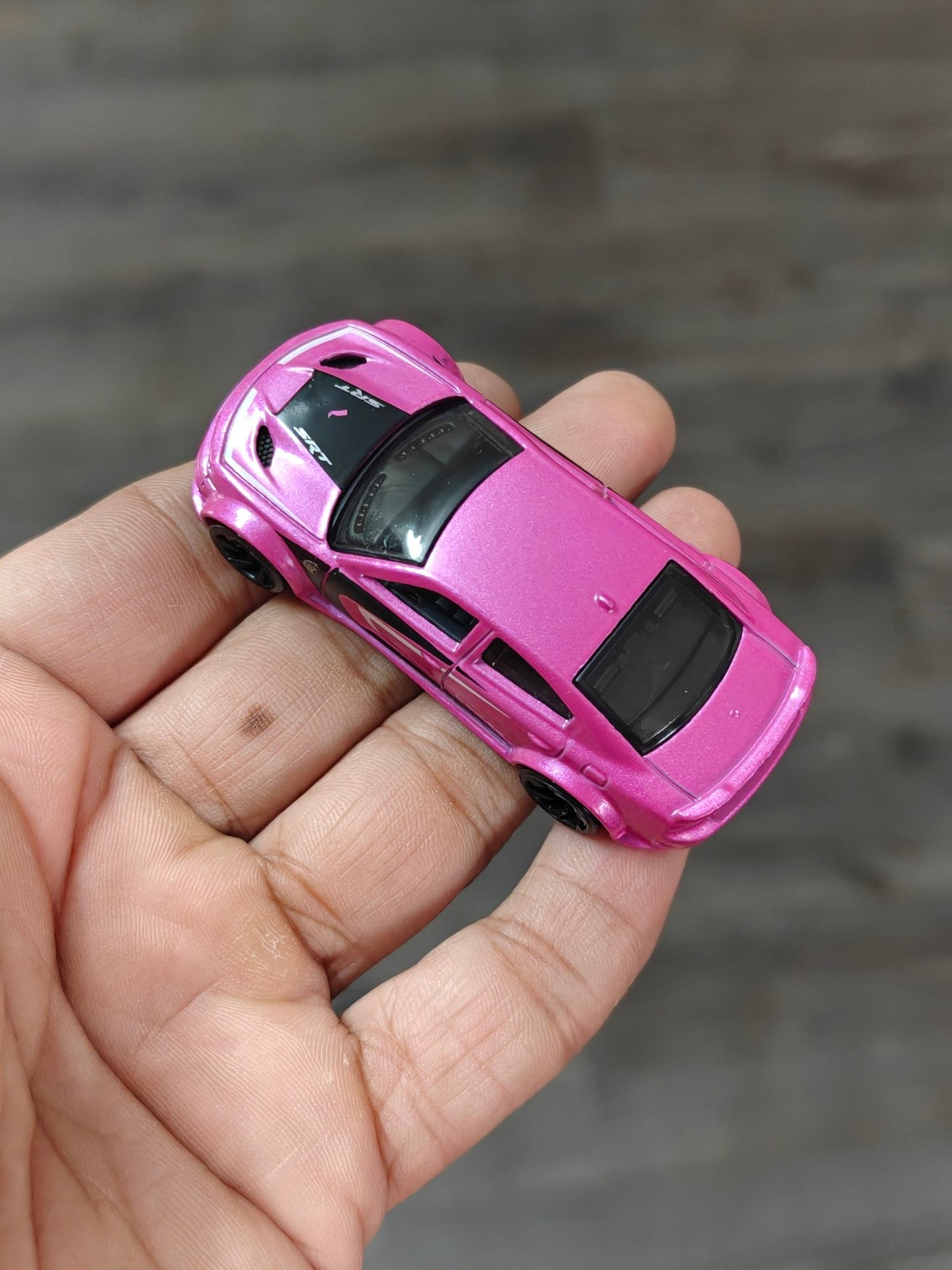 Hot Wheels 2020 Dodge Charger Hellcat - Pink (Uncarded - New) - Kinder Logs