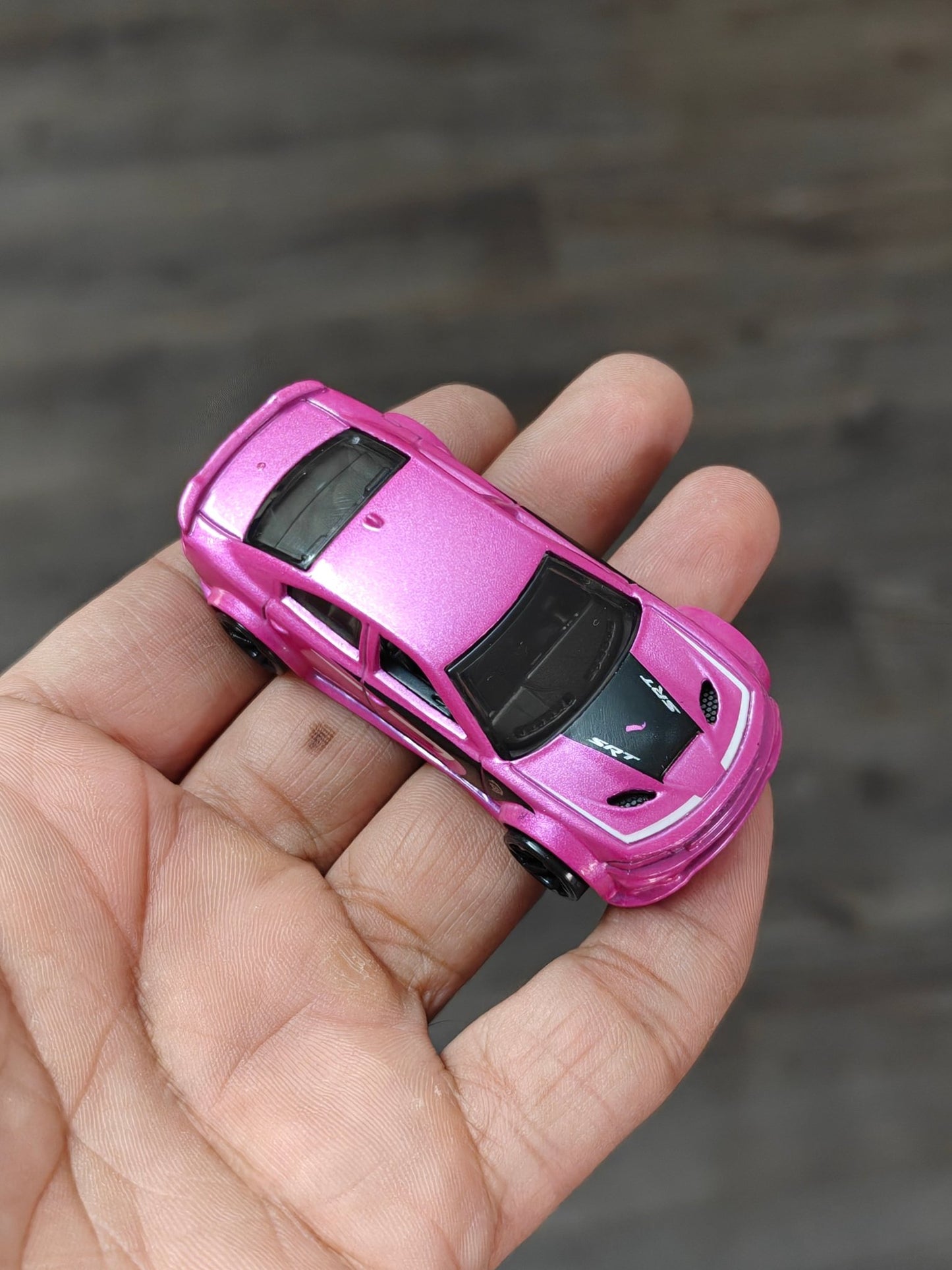 Hot Wheels 2020 Dodge Charger Hellcat - Pink (Uncarded - New) - Kinder Logs
