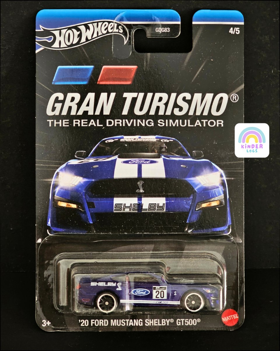 Hot Wheels 2020 Ford Mustang Shelby GT500 - Gran Turismo Series - Kinder Logs