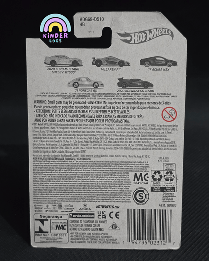 Hot Wheels 2020 Ford Mustang Shelby GT500 - Racing Circuit (Imported) - Kinder Logs