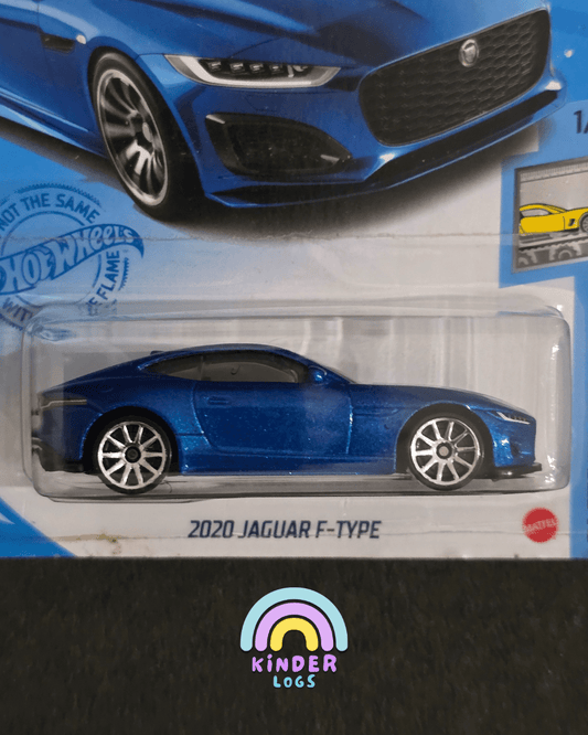 Hot Wheels 2020 Jaguar F - Type - Blue (Imported) - Kinder Logs
