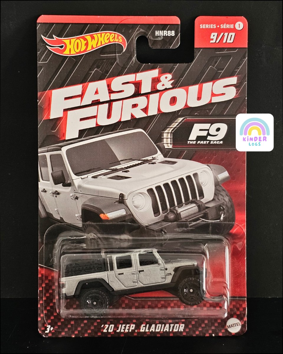 Hot Wheels 2020 Jeep Gladiator - Fast and Furious F9 - Kinder Logs