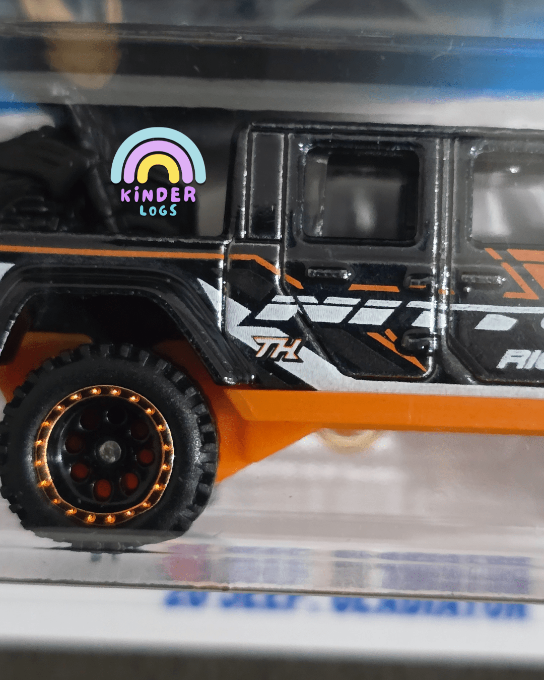 Hot Wheels 2020 Jeep Gladiator Super Treasure Hunt (STH) - Imported - Kinder Logs