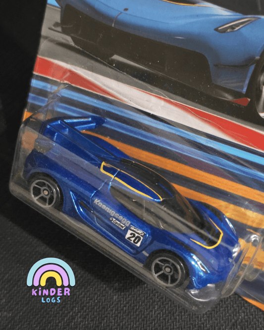 Hot Wheels 2020 Koenigsegg Jesko - Racing Circuit (Imported) - Kinder Logs