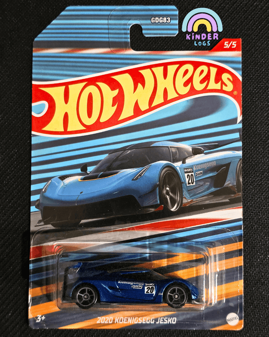 Hot Wheels 2020 Koenigsegg Jesko - Racing Circuit (Imported) - Kinder Logs
