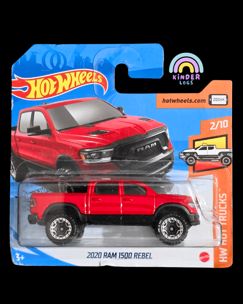 Hot Wheels 2020 RAM 1500 Rebel - Short Card (Imported) - Kinder Logs