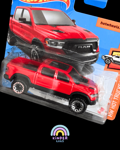 Hot Wheels 2020 RAM 1500 Rebel - Short Card (Imported) - Kinder Logs