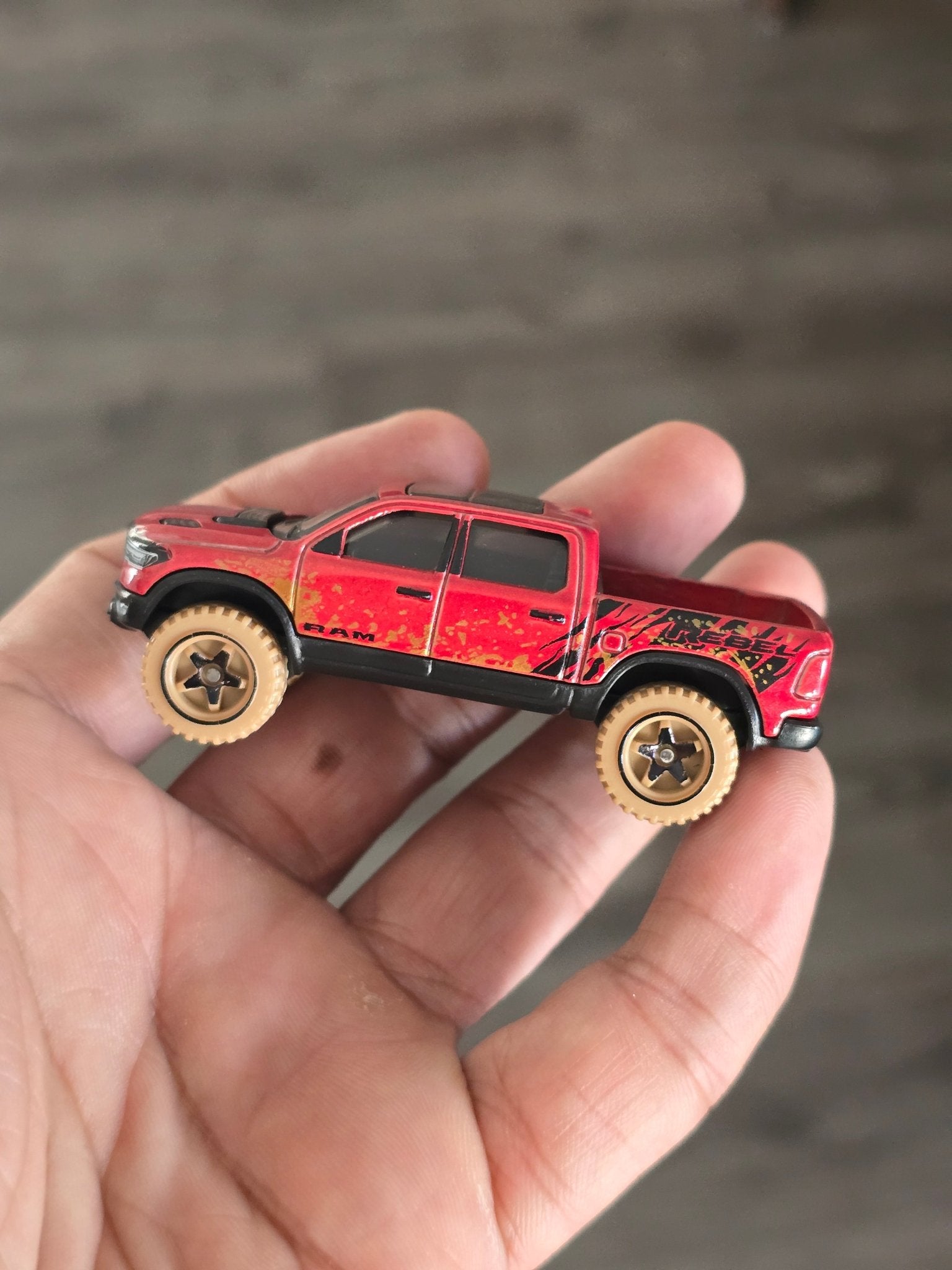 Hot Wheels 2020 RAM Rebel Adventure (Uncarded - New) - Kinder Logs