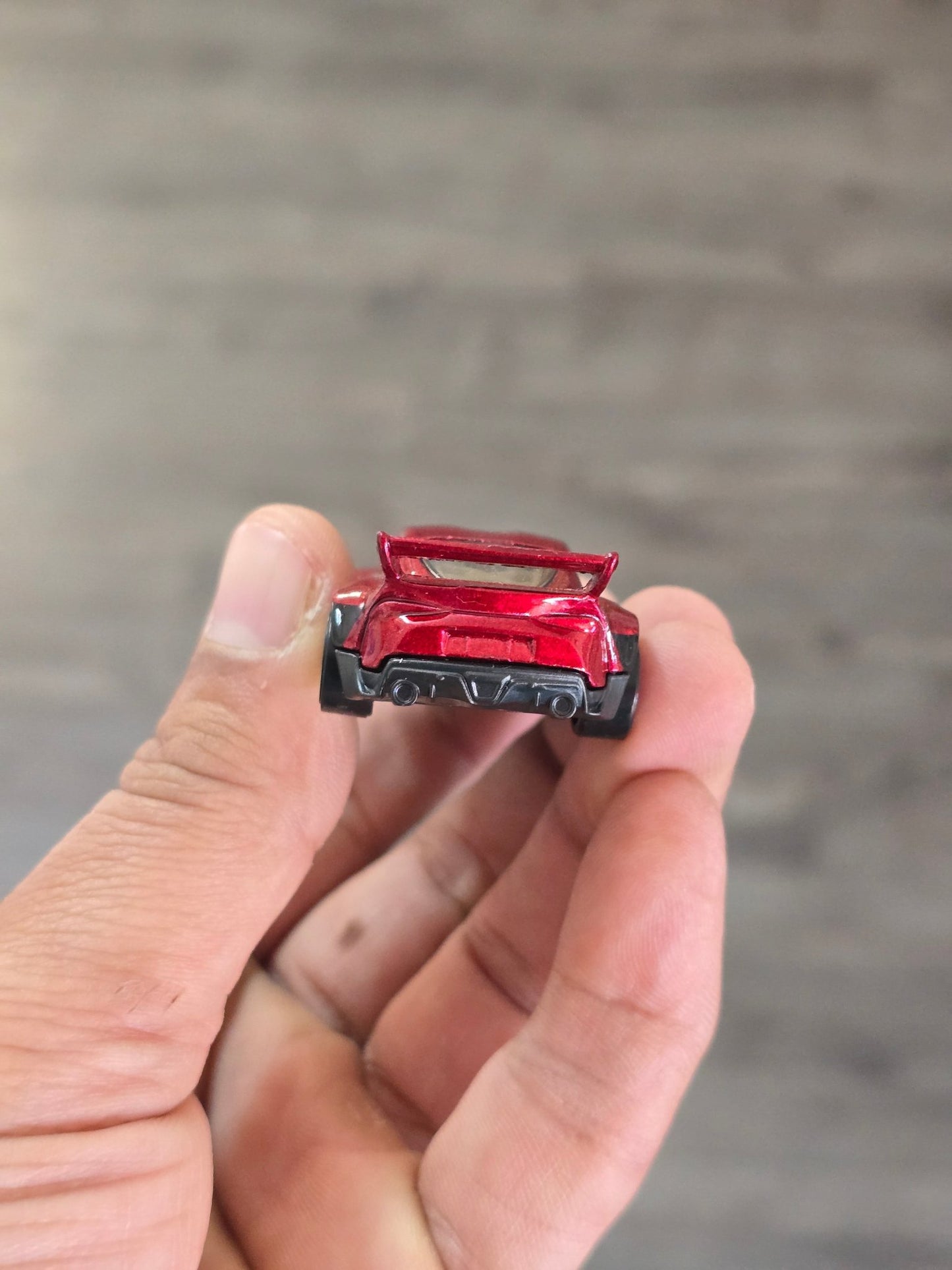 Hot Wheels 2020 Toyota GR Supra - Metallic Red (Uncarded - New) - Kinder Logs