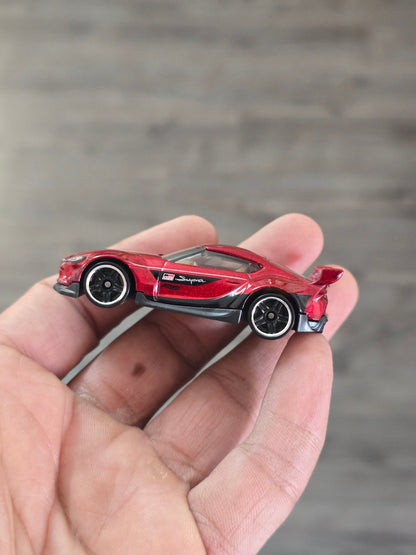 Hot Wheels 2020 Toyota GR Supra - Metallic Red (Uncarded - New) - Kinder Logs