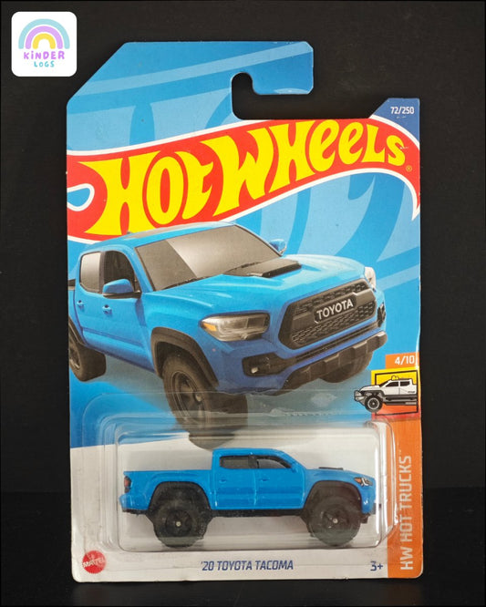 Hot Wheels 2020 Toyota Tacoma (Exclusive Blue Color) - Kinder Logs