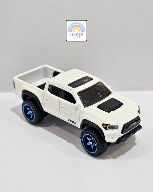 Hot Wheels 2020 Toyota Tacoma - White (Uncarded) - Kinder Logs