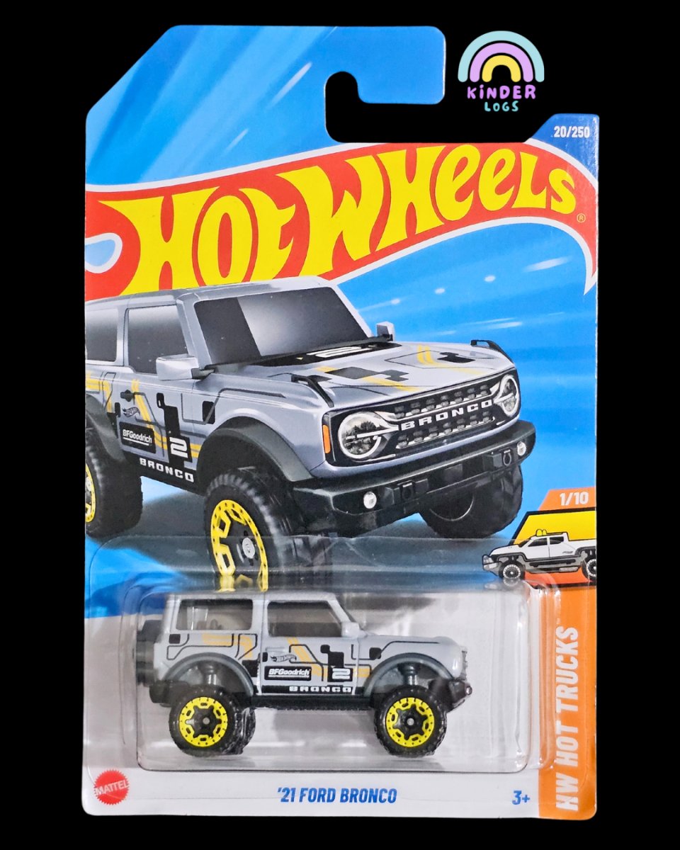 Hot Wheels 2021 Ford Bronco SUV (A Case) - Kinder Logs